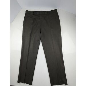 Luciano Natazzi Pure Wool Dress Pants Men's Size 40 Dark Green Made In‎ Italy